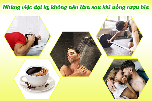 Những việc nào không nên làm khi say rượu?  