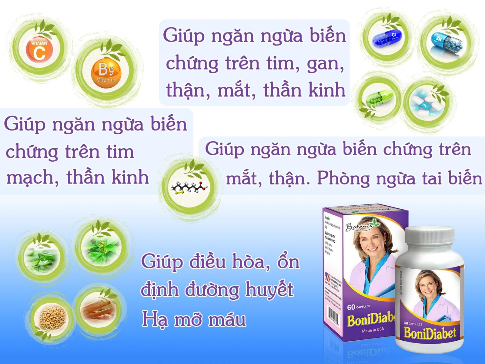  Thành phần của BoniDiabet+