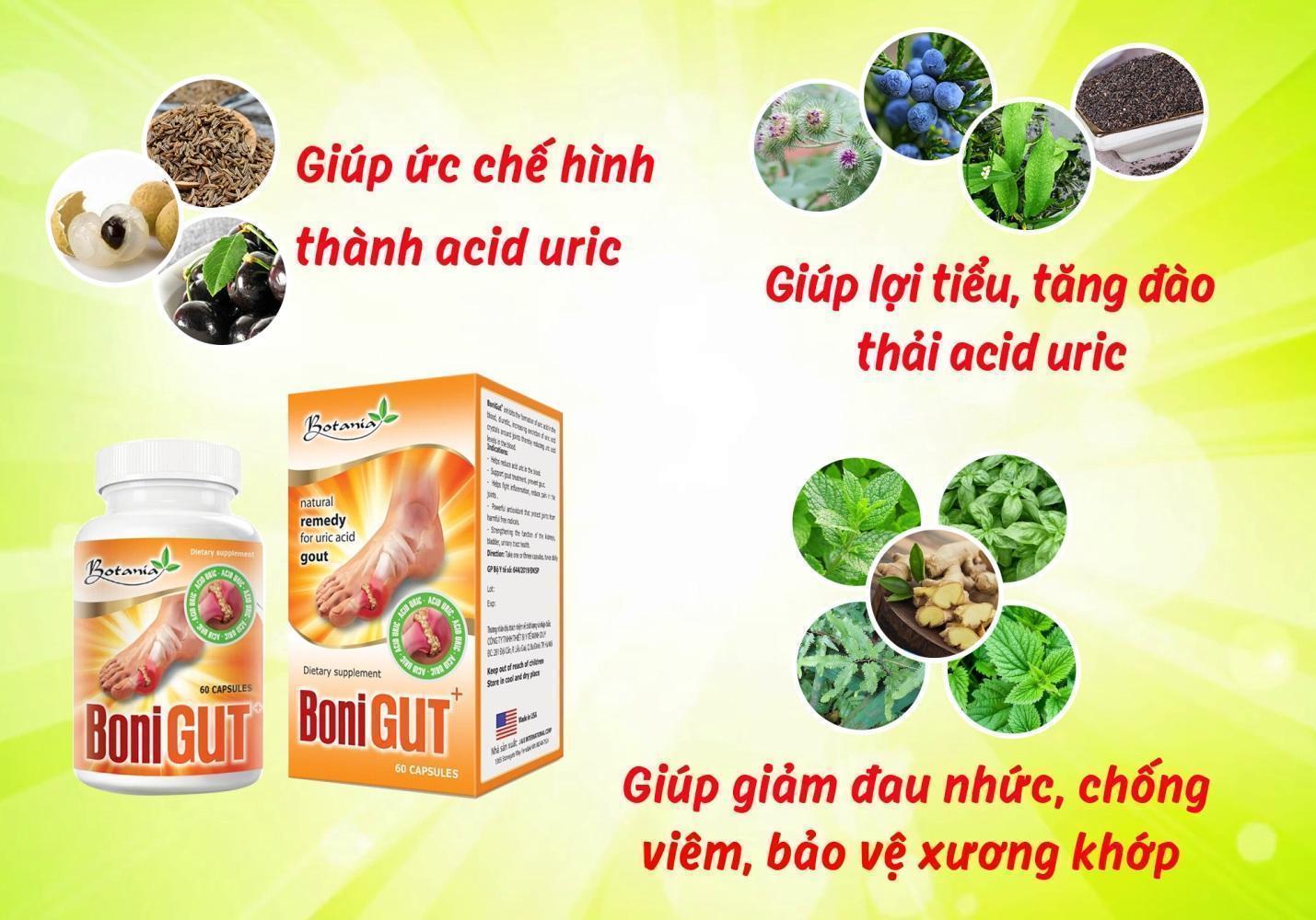 Thành phần và công dụng của BoniGut +