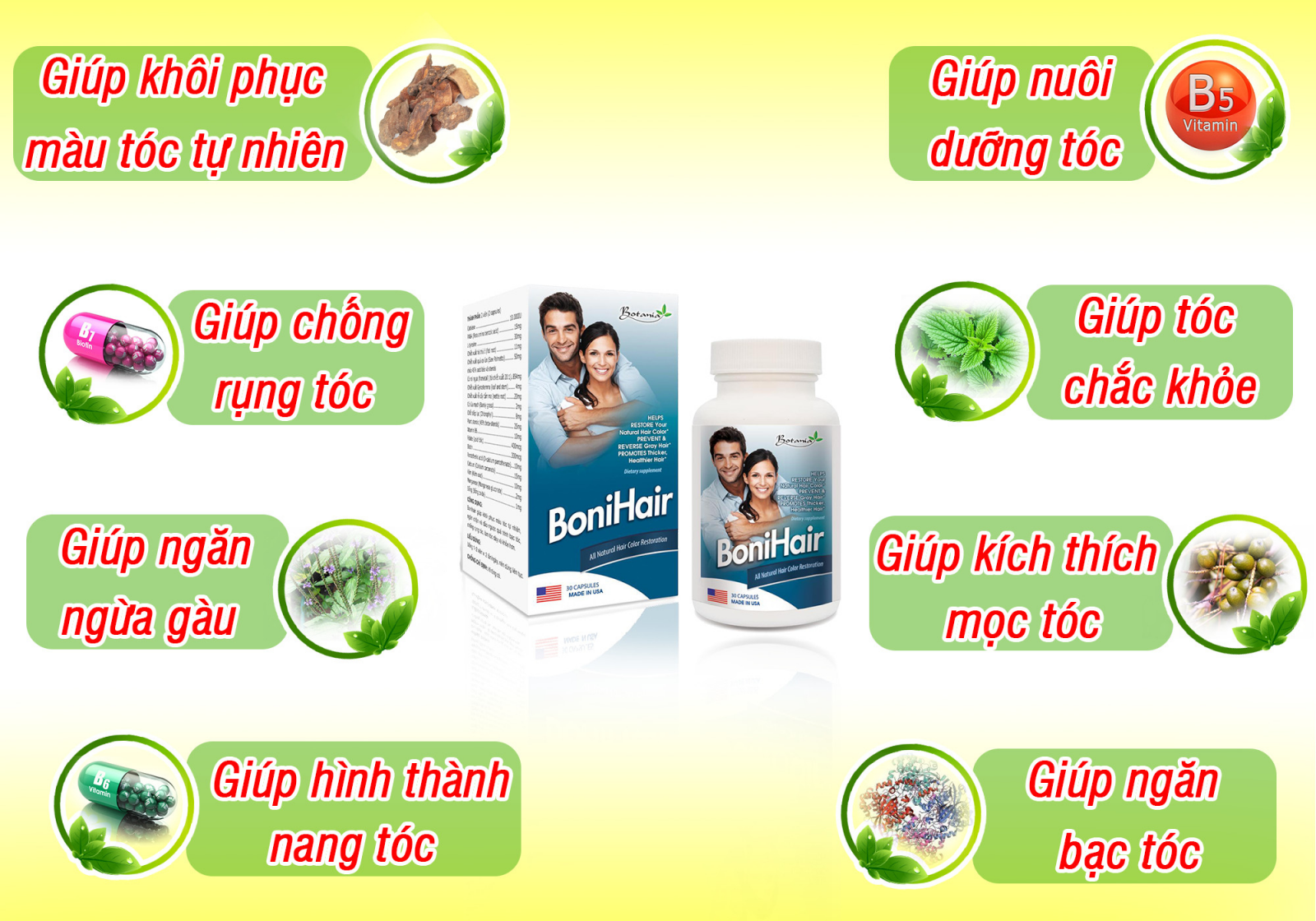 Tác dụng toàn diện của BoniHair