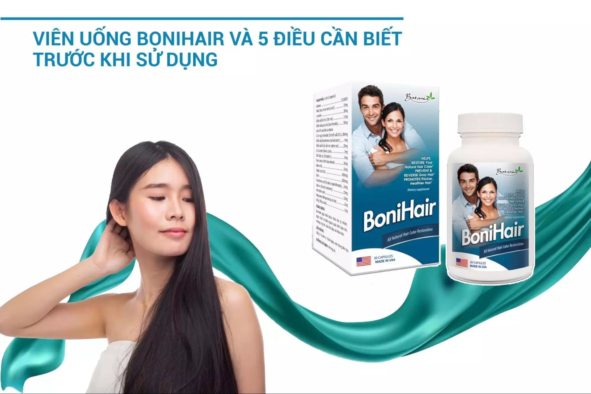 Viên uống BoniHair và 5 điều cần biết trước khi sử dụng