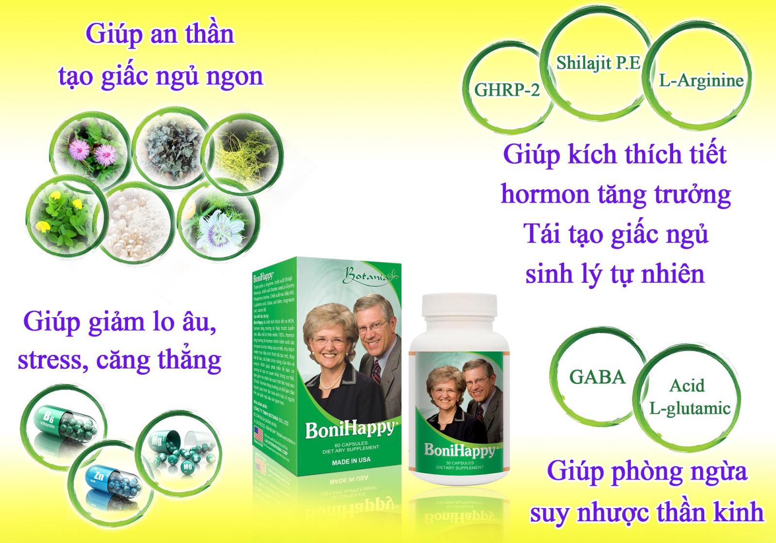 Thành phần toàn diện của BoniHappy +