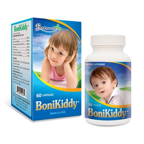 BoniKiddy+ (Lọ 60 viên) - Bí quyết giúp bé yêu luôn khỏe mạnh của Mỹ