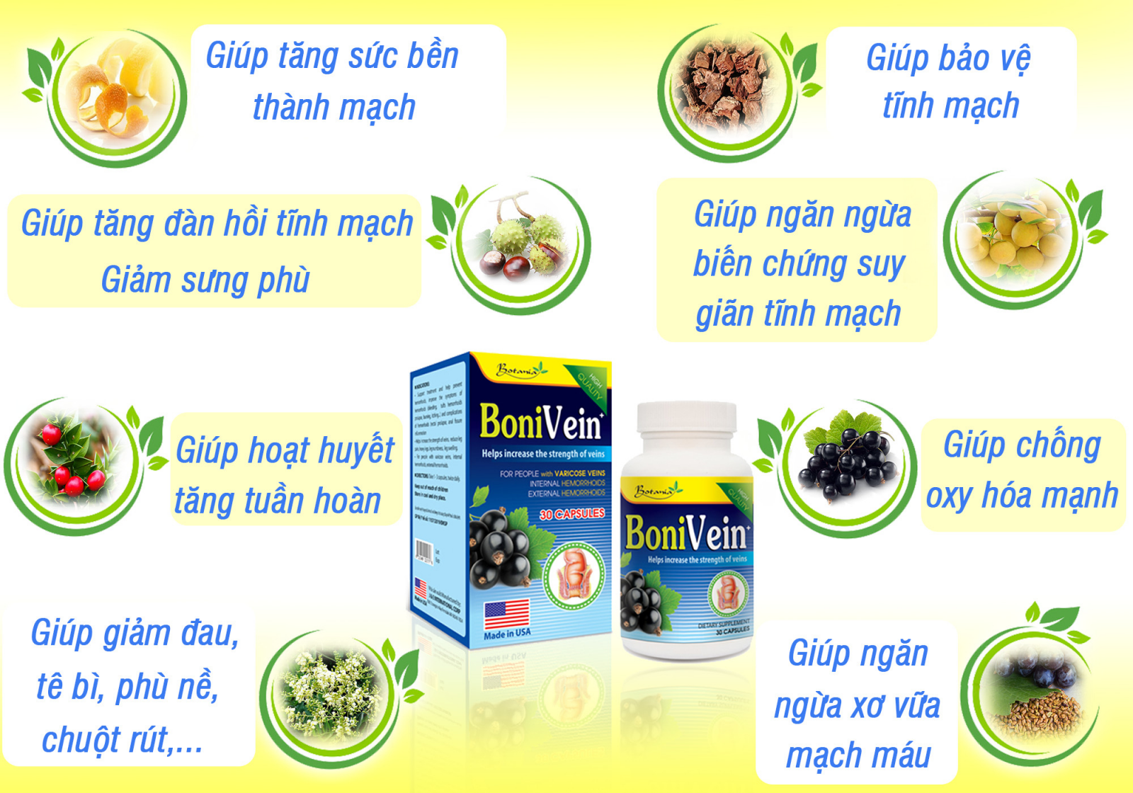 Công thức toàn diện của BoniVein +