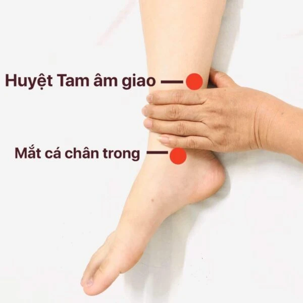 Vị trí huyệt Tam âm giao