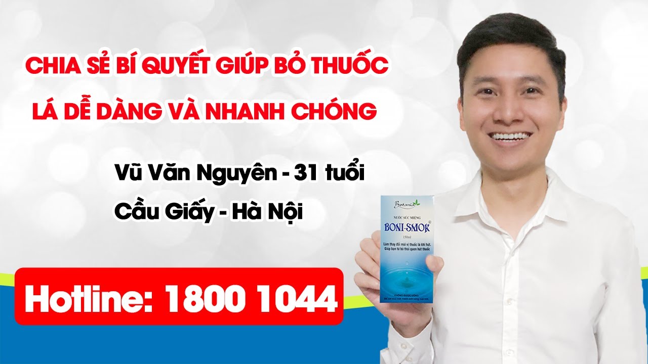 Chia sẻ bí quyết giúp bỏ thuốc lá dễ dàng và nhanh chóng