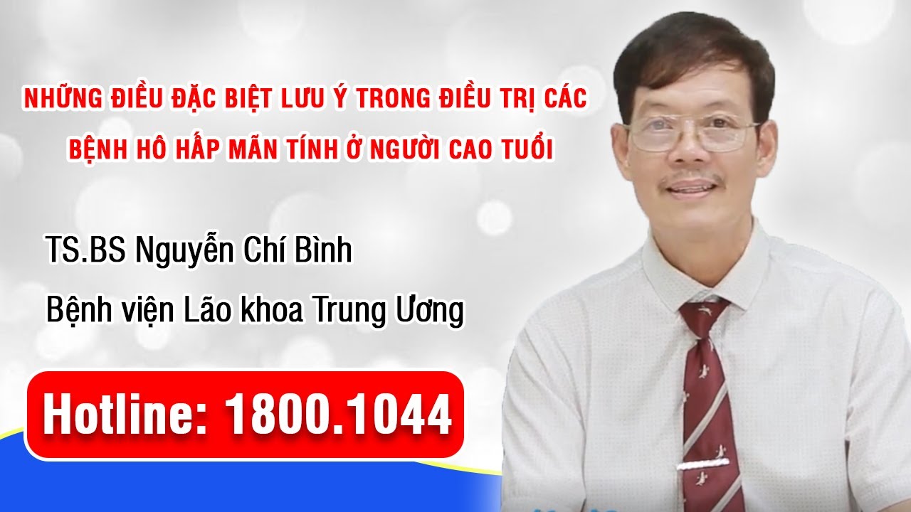 VTV2 - Những điều đặc biệt lưu ý trong điều trị các bệnh hô hấp mãn tính ở người cao tuổi